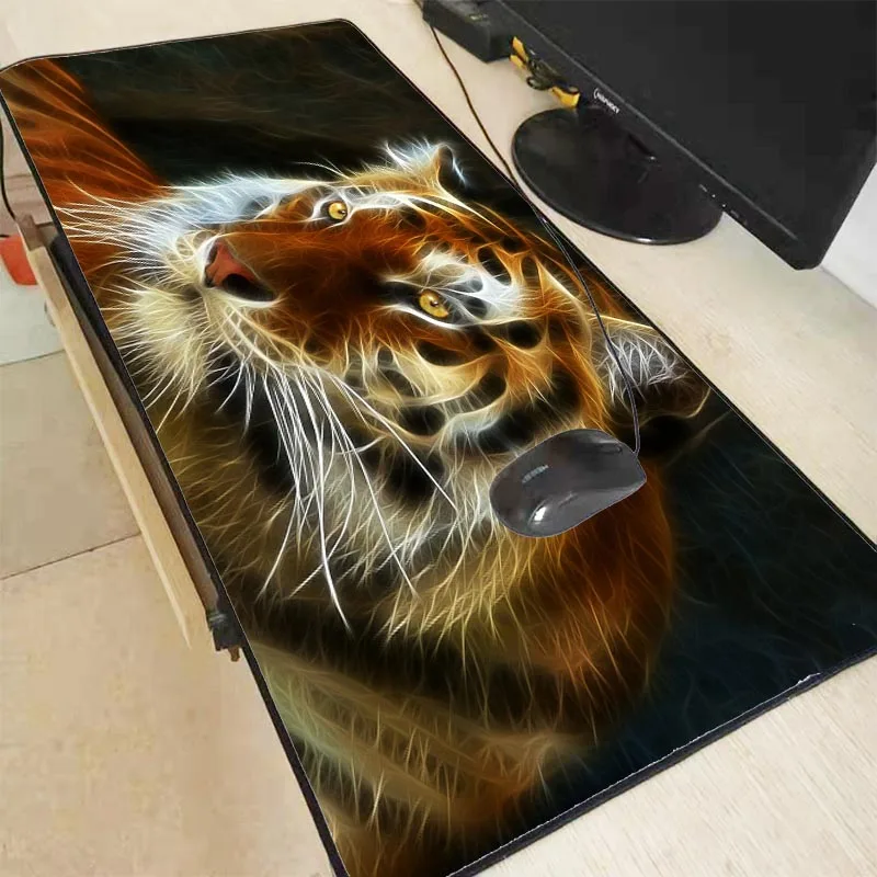 

Tiger Animal Mouse Pad with Edge Locking 900x400 Tiger Mouse Mat Pad for CSGO Dota Lol Gaming Mouse Pad Free Shipping