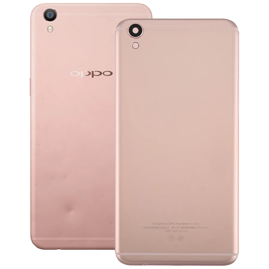 Для OPPO R9tm Крышка батарейного отсека для телефона задняя крышка Запасная часть - Цвет: Розовое золото