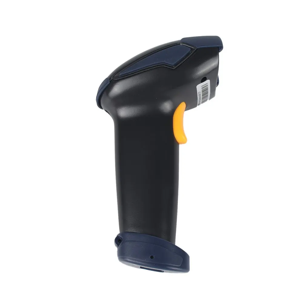 Portable Handheld USB Wired Automatic Barcode Scanner Scanning Barcode Bar-code Reader Black Simple Installation