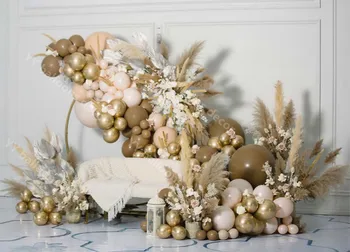 

50pcs 18/10/5 Inch Coffee Caramel Apricot Latex Balloons Wedding Birthday Balloons Arch Party Supplies Globo Balloons Decoration