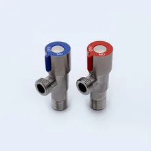 Треугольный клапан водонагреватель смесительный клапан Closestool впускной клапан сантехника 304 из нержавеющей стали угловой клапан утолщение горячий заль