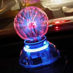 Ambientador de aire de cristal mágico para coche, Bola de Plasma, esfera de neón, luz Interior de Lon negativo, Control de voz y sonido, gran oferta