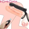 10 Frequency Double Penetration Anal Plug Dildo Butt Plug Vibrator For Men Strap On Penis Vagina Plug Adult Sex Toys For Couples 1