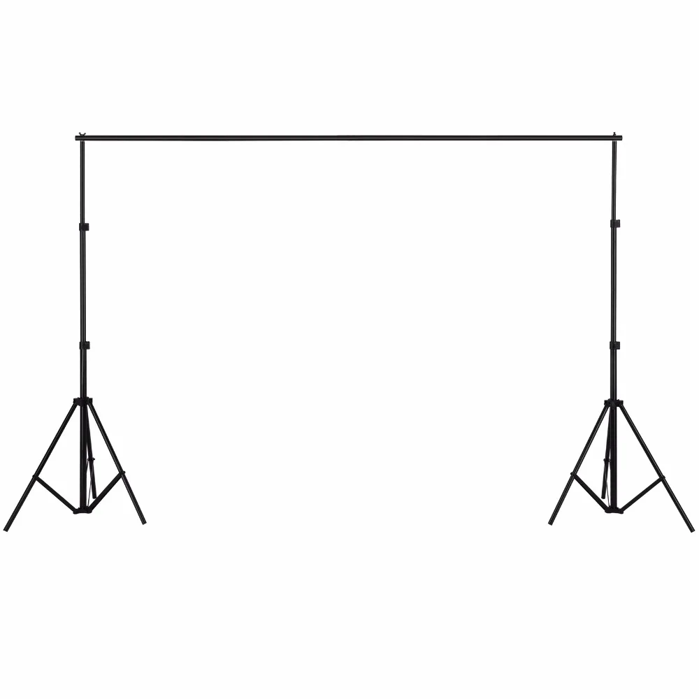  Photography Background Backdrop Stand Support System Kit for Photo Studio Muslin Backdrops Paper an