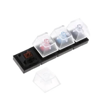 

Mechanical Keyboards Switch 4 Translucent Clear Black/Blue/Red/Brown for Cherry MX