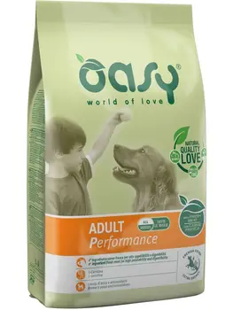 

Oasy dry dog adult performance for dogs active breeds with chicken x 1 pc