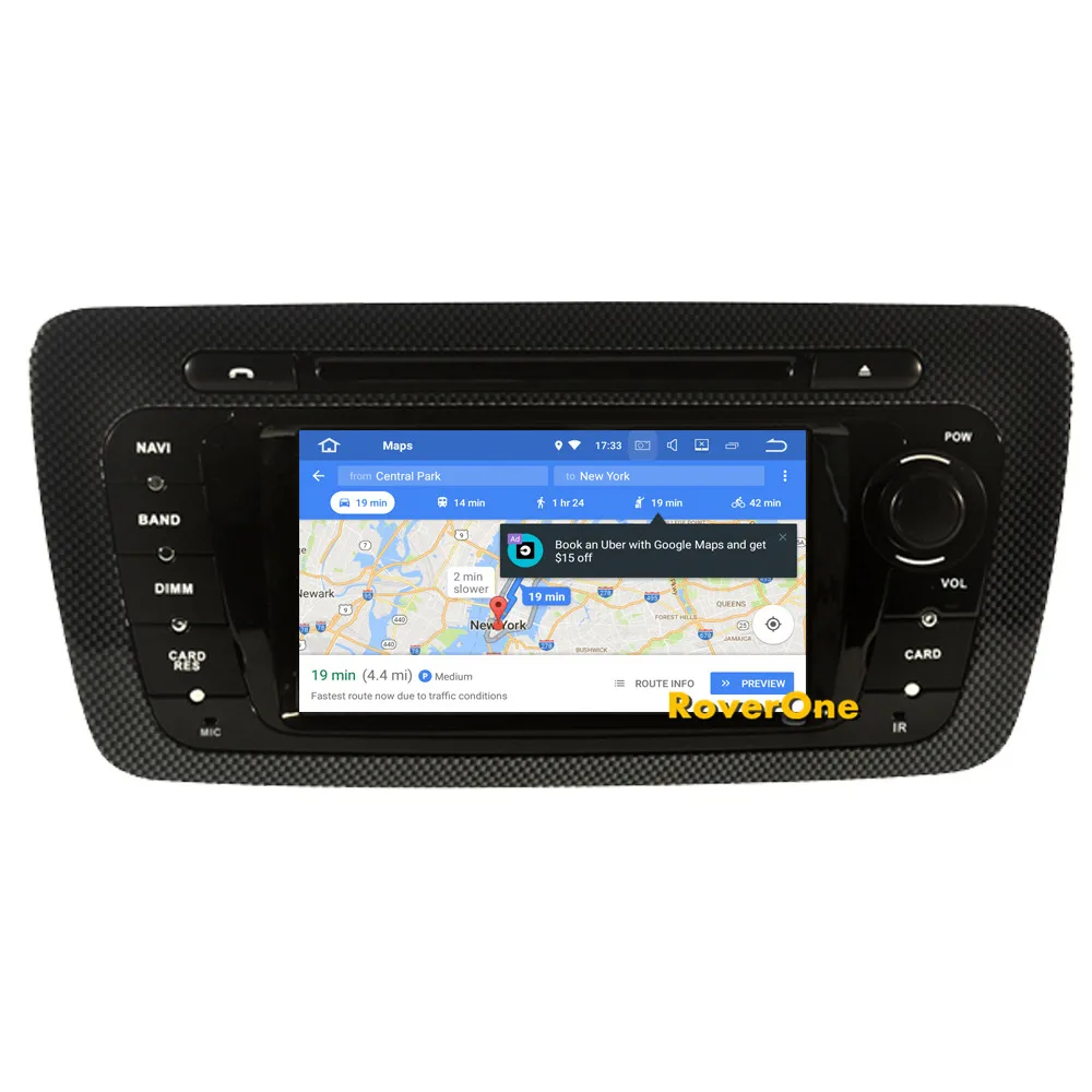 RoverOne Android 9,0 Восьмиядерный автомобильный Радио DVD gps для сиденья Ibiza сенсорный экран мультимедийный плеер головное устройство Bluetooth HD камера