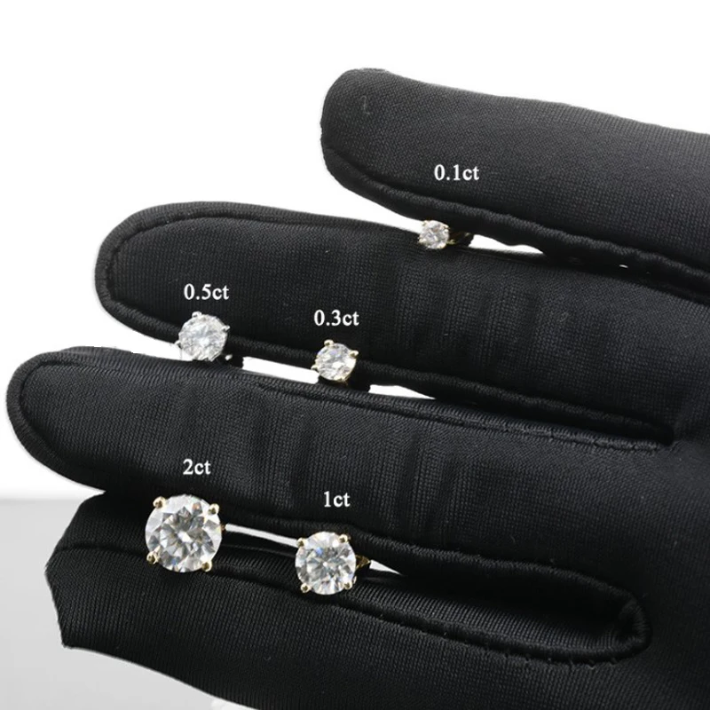 COSYA 100% 925 Sterling Silver Real 1 Carat Aquamarine Moissanite Stue Earrings For Women Sparkling Wedding Party Fine Jewelry