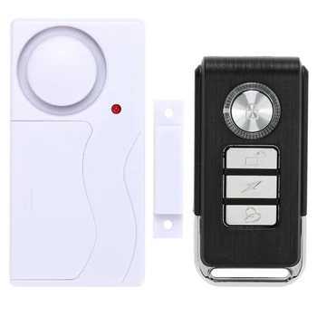 

New Arrival Wireless Magnetic Window Door Sensor Detector Remote Control Entry Detector Anti-Theft Alarm System