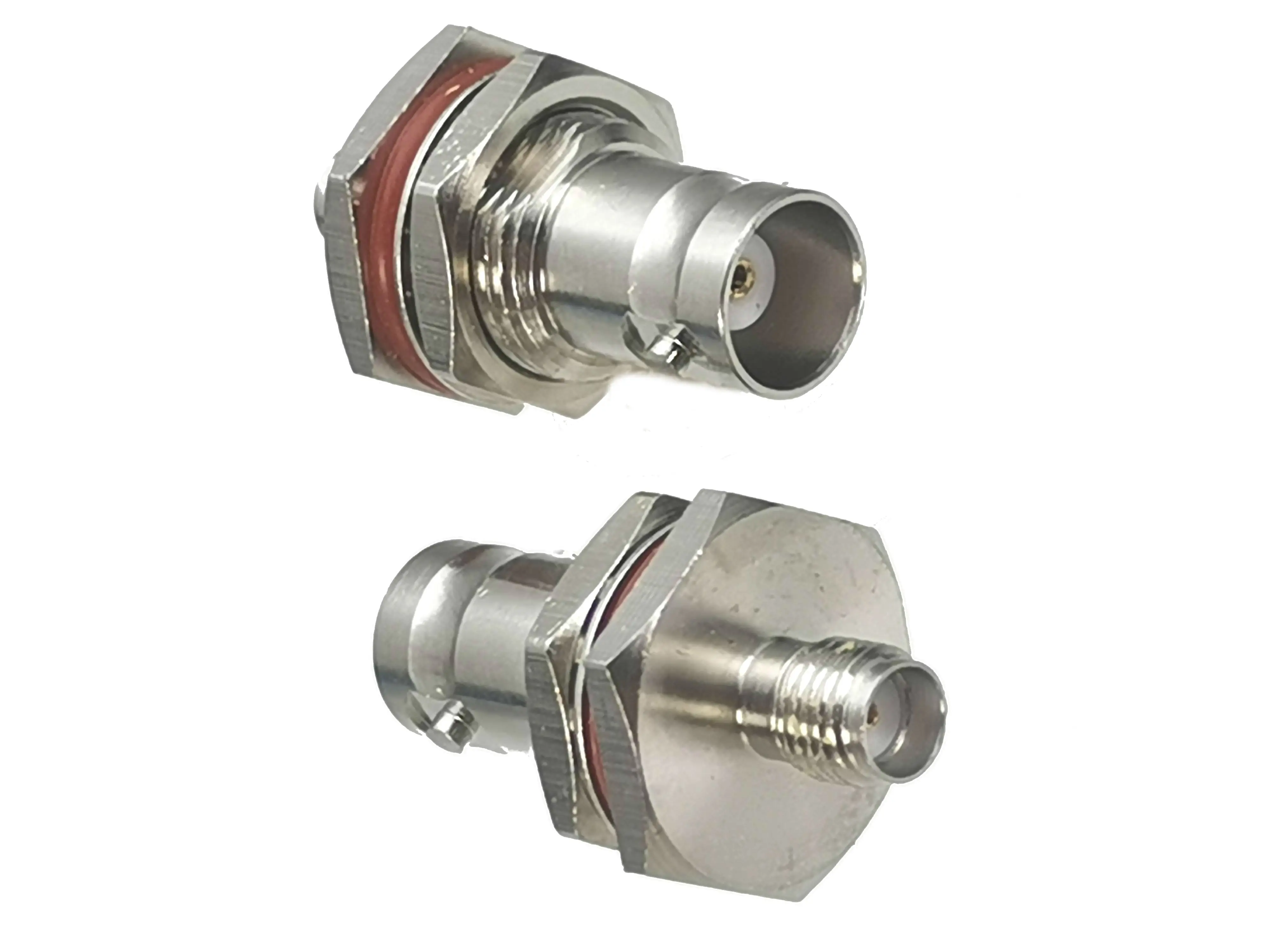 

1 шт. разъем адаптера SMA разъем Гайка перегородка к гнезду BNC RF коаксиальный конвертер Прямой Новый