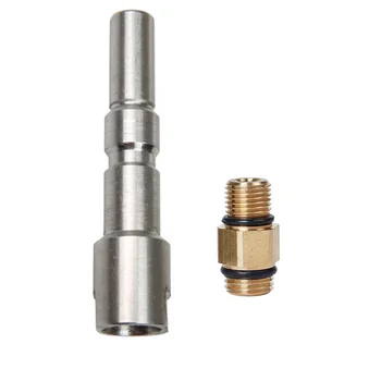 

2Pcs High Pressure Washer Foam Pot Quick Connector Adapter For Nilfisk Kew Alto Quick Release Connection Without Tools
