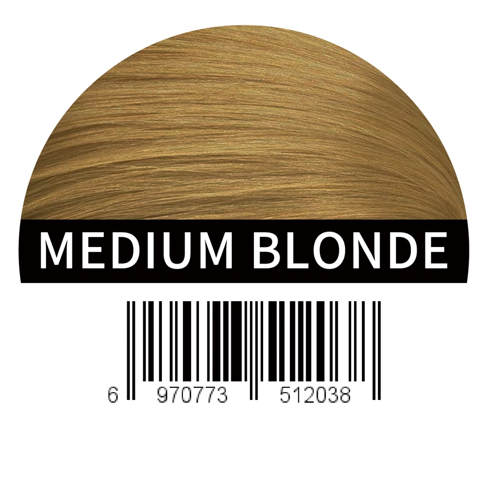 Medium blonde Authentische 1 Flasche кератином выпадения волос волокна 25 г оптимизатор волос плотная органического роста волос порошок выпадения волос - Цвет: Medium blonde