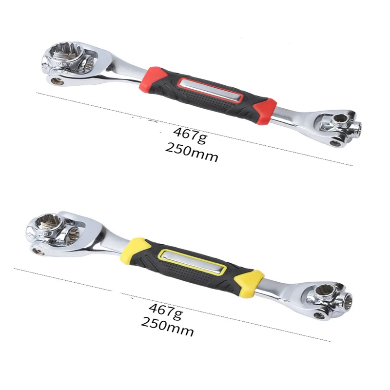 Тигр Ключ, дюймовый стандарт 8 в 1 инструменты гнездо работает с сплайн болты Torx 360 градусов 6-точечный Universial мебель для ремонта автомобиля, 25 см