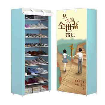 

Actionclub 7 Layers 10 Layers Shoes Storage Cabinet DIY Assembly Shoe Shelf Dustproof Moistureproof Large Capacity Shoe Rack