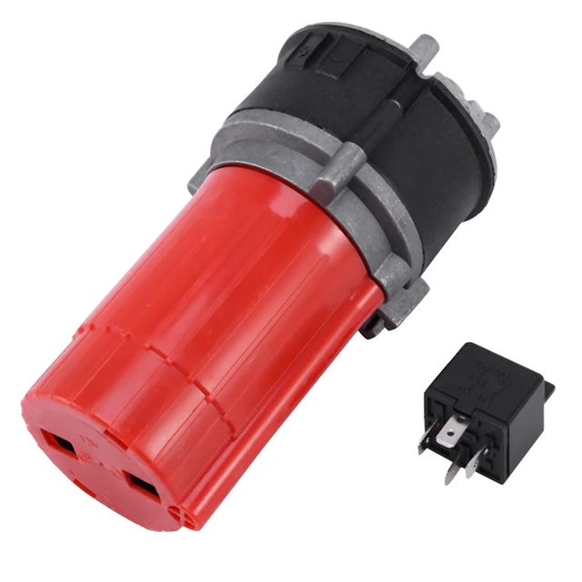 1Pc 125db 5 Red Trumpet 12V Musical Air Horn Compressor Set Dukes of  Hazzard Fit for General Car Truck Boat Bus Vehicles - AliExpress