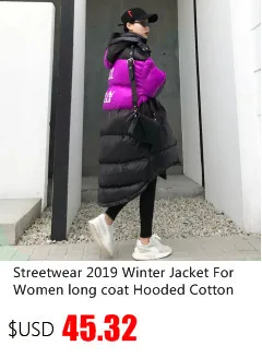 fahion Down Women Parka Winter hooded with belt Thick Warm light down jacket Female overcoat Parkas Casual Solid Coats Y70