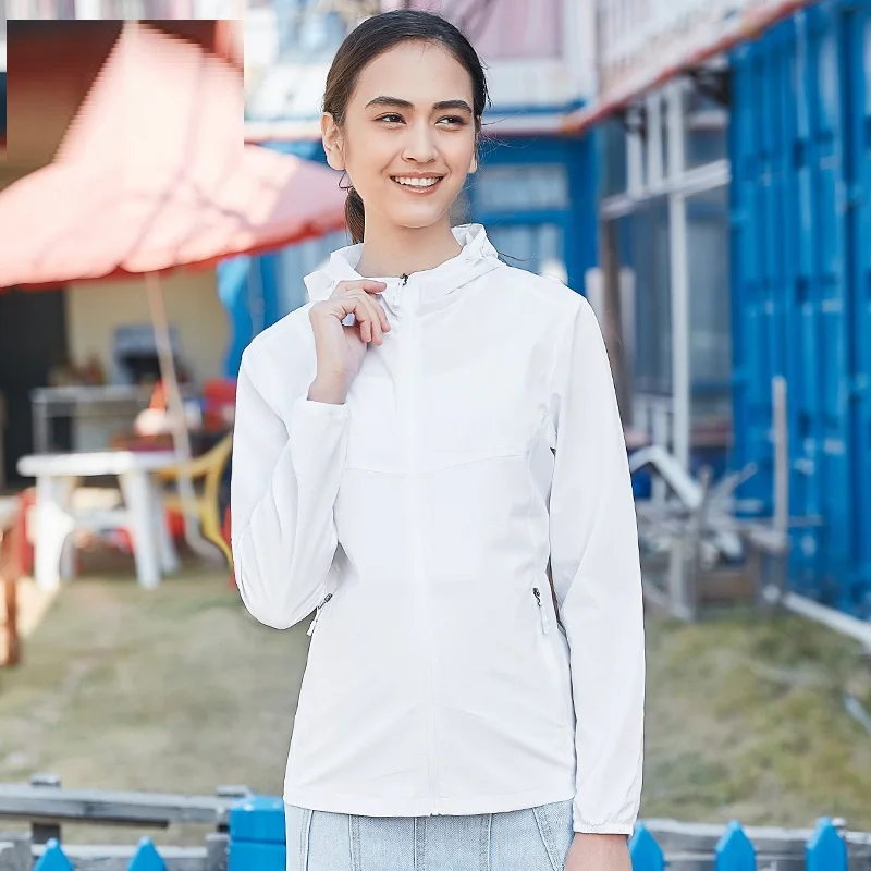 

Women Thin Sunscreen Jacket Female Spring Autumn Large Size 3XL Overalls Summer sun-proof Windbreaker Jacket Sunscreen Clothing