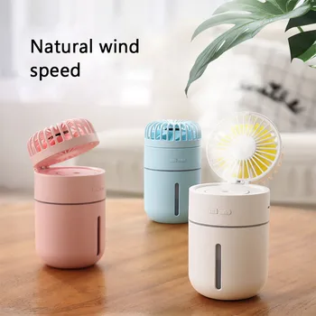 

Flexible USB Fan humidifier with air diffuser Adjustable Cooler Portable Fan Handy Desktop USB Cooling mist Fan humidifier