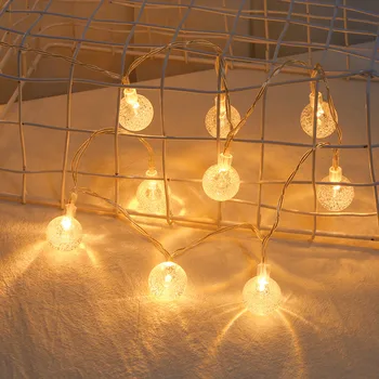 

Newest 20LEDs Bubble Ball Shape Light String House Christmas Festive Garden String Lights