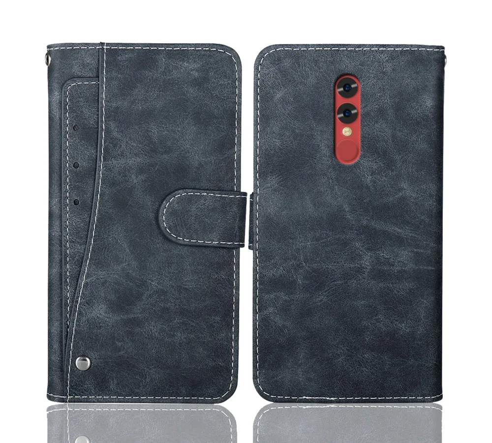 

Luxury Wallet NOA N8 Case 6" Vintage Flip Leather Cases Business Protective Cover With Front Card Slots Stand Phone Book