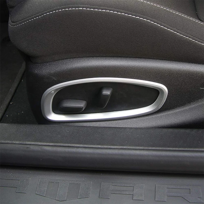 Автомобильное сиденье кнопка регулировки переключатель декоративные ручки Чехлы планки интерьер стиль для Chevrolet Camaro