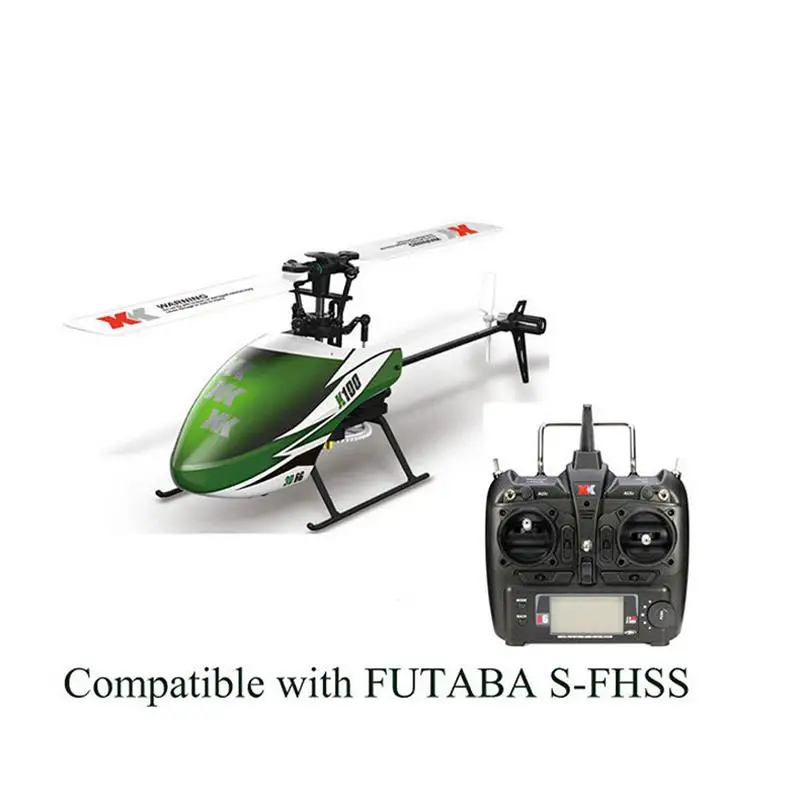 

None XK K100 6CH 3D 6G System Brushless Motor RC Helicopter