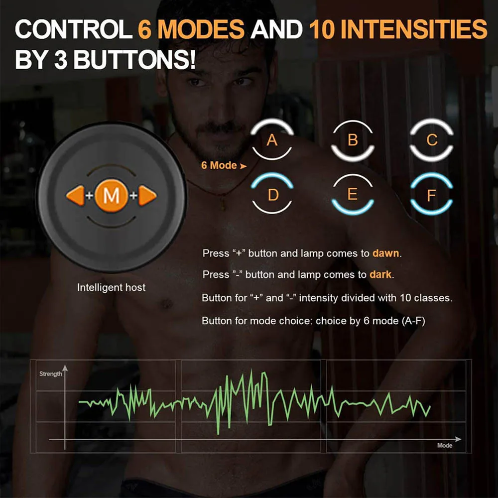 EMS стимулятор мышц живота тренажер для бедер USB Перезаряжаемый Abs фитнес