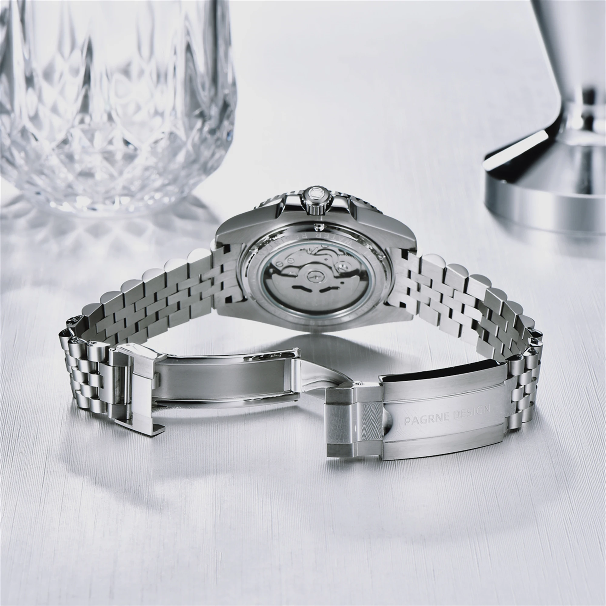 2021 PAGREN PAGANI Design Новые мужские механические часы с сапфировым стеклом 100 м