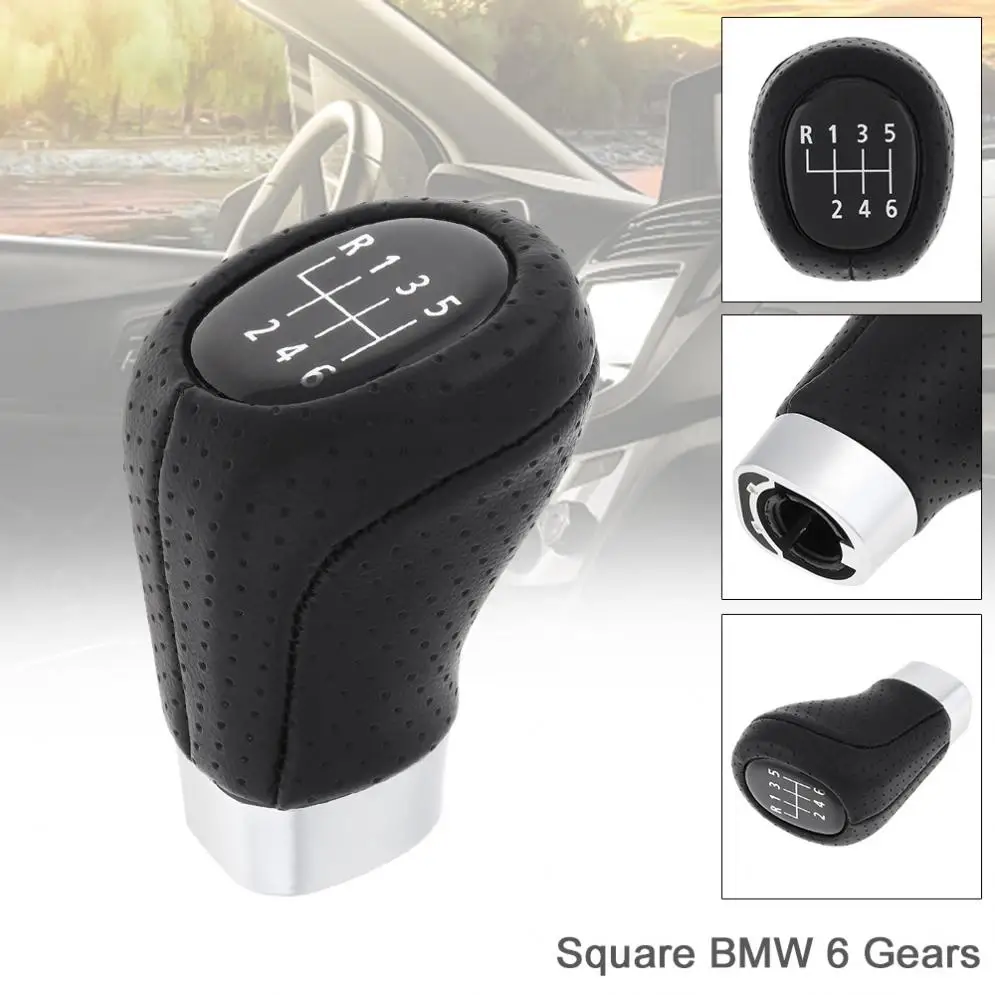 Ручка рычага переключения передач 6 скоростей подходит для BMW 1 3 серии E81 E82 E87 E88 E90