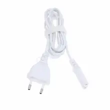 Europeu da ue para iec 320 c7 ac cabo de alimentação para câmera de carregamento notebook adaptador, ue firgure 8 2 cabo extensão de dente branco 1.5m