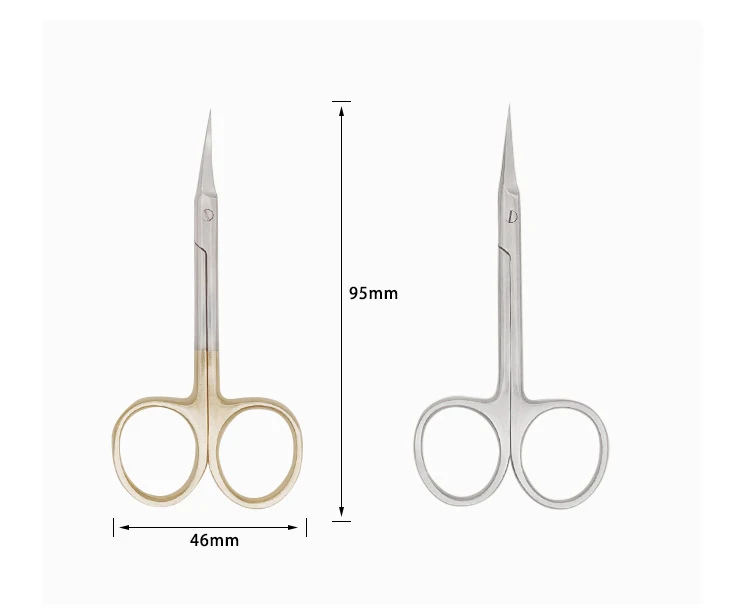 Description Picture 3 of itemRussian Manicure Scissors Curved Tip Scissors Professional Stainless Steel Nail Dead Skin Remover Nail Clipper Salon Nail Tools