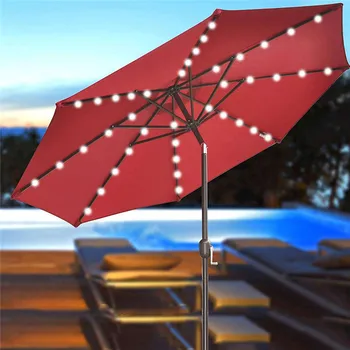 

Patio Umbrella Light String Lights 72 LED 800MAh Rechargeable Battery Operated Waterproof Outdoor Umbrella Pole Light