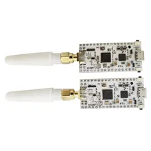 2 peças cubecell lora nó asr6502 lora com 1/2aa bateria caso lorawan nó aplicações para arduino com antena, conector