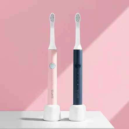 Xiaomi SOOCAS звуковая электрическая зубная щетка Ультра звуковая автоматическая зубная щетка перезаряжаемая Водонепроницаемая очистка рождественские подарки - Цвет: couple 2 colors