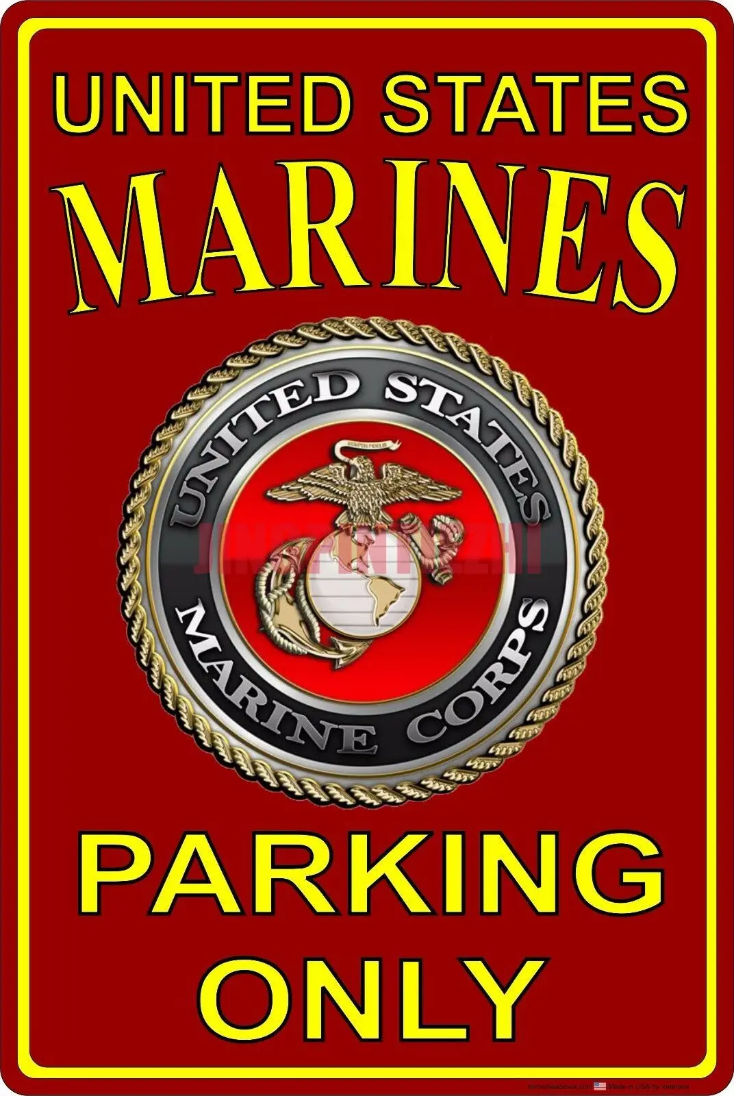 

Creative car stickers United States Marines parking lot only signs the United States Marine Corps racing motorcycle stickers