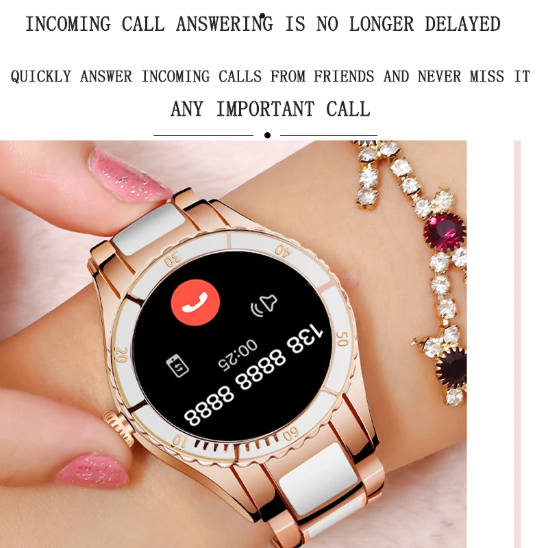 Luxury Women Smart Watch Smartwatch | Luxury Smart Watch Women Waterproof -  2023 - Aliexpress