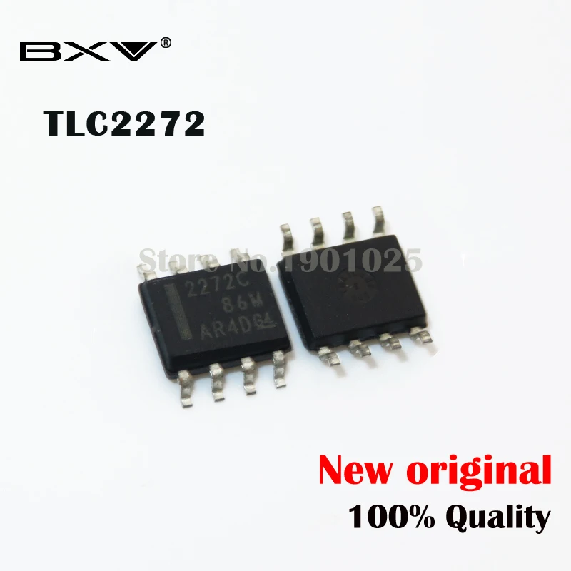 10 шт./лот TLC2272CDR TLC2272 SOP-8 SMD новый оригинальный IC | Электронные компоненты и