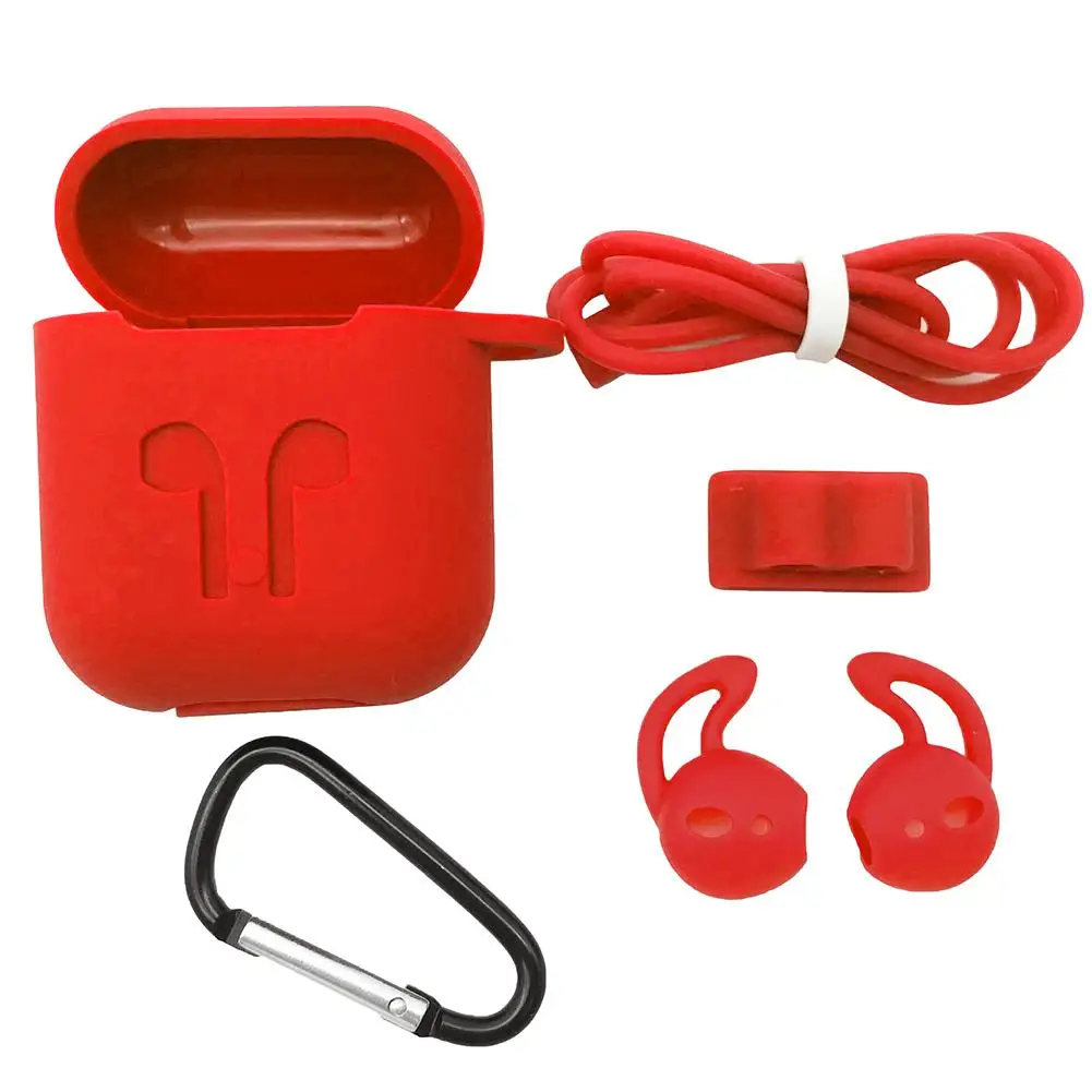 

New Protective Group Earphone Cases For Airpods 1 2 Anti-Loss Line Anti-Loss Line Anti-Slip Silica Gel for Airpods 2 Earbuds