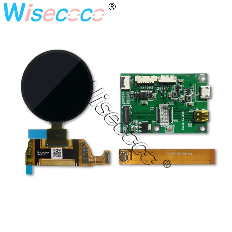 Exibição Redonda Oled 1.39 Polegada 454x454 Círculo Circular Tela 24 Pinos Mipi Controller Board - Imagem 3
