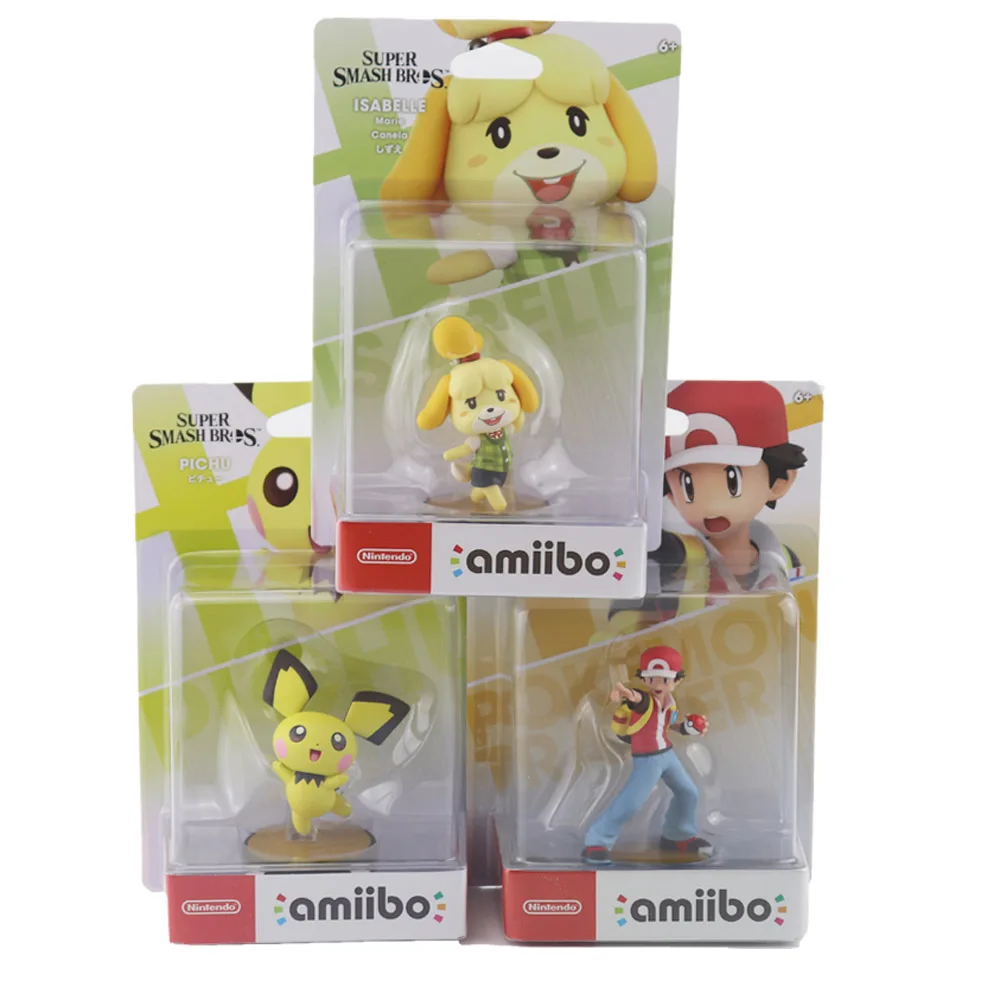 Фигурка Amiibo Super Smash Bros. Серия Для nintendo переключатель Фирменная Новинка - Цвет: 3 Together