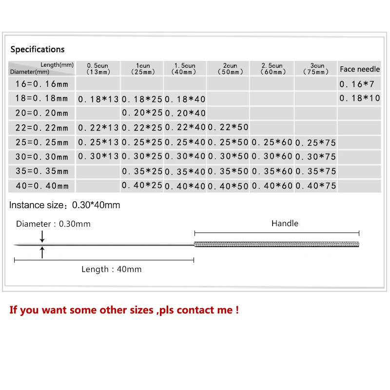 Big-Sizes-500pcs-box-Zhongyan-Taihe-Acupuncture-Needle-Disposable-Needle-beauty-massage-needle