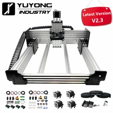 Mais recente versão workbee cnc máquina de roteador pacote (kit mecânico + controlador mach3 grbl combo arraste chain combo)