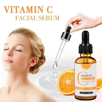 

30ml Natural Vitamin C Serum Liquid Hyaluronic Acid Essence Moisturizng Anti Aging Anti Wrinkle Serum for Skin Care
