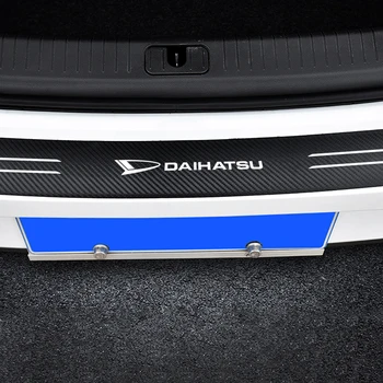 

Car Accessories Emblem Carbon Fiber Trunk Rear Guard Bumper Plate Protector Sticker For daihatsu