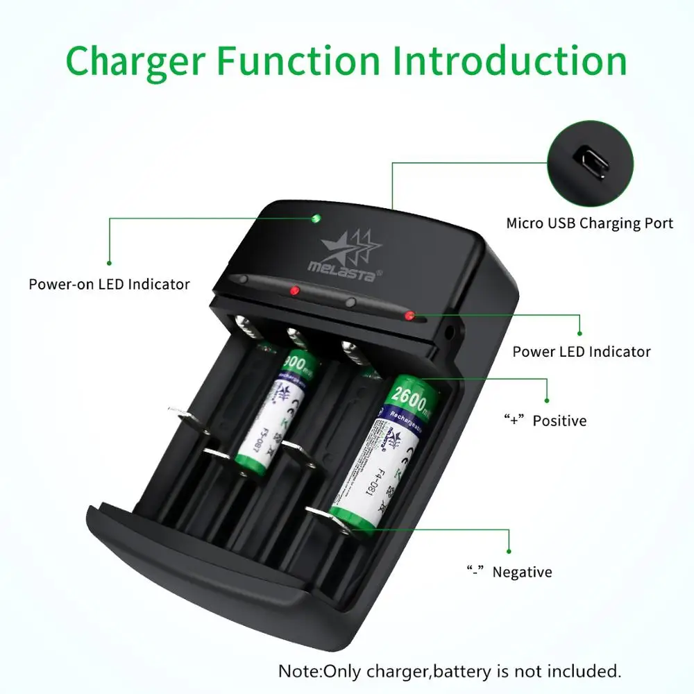 Зарядное устройство для батарей 1 6 в Ni Zn AA/AAA 3 2 В LiFePO4 батарея с USB кабелем LED 4 слота