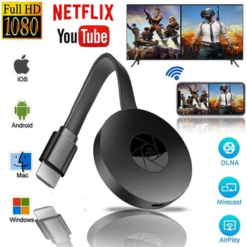 

TV Stick for Chromecast 2 Netflix Youtube Spotify Wifi Dongle 1080P Android IOS Tablet HDMI Chrome Cast Mirror Screen Airplay
