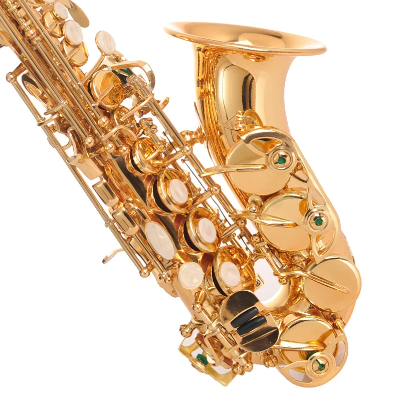 JM сопрано саксофон том BB изогнутый сопрано саксофон из Bcreated музыкальный инструмент саксофон для детей и чехол