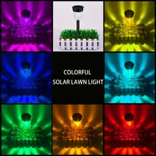 Солнечный СВЕТОДИОДНЫЙ светильник для ландшафтного освещения, газон, садовый декоративный фонарь для двора, газон, пейзаж, Светодиодный прожектор для патио