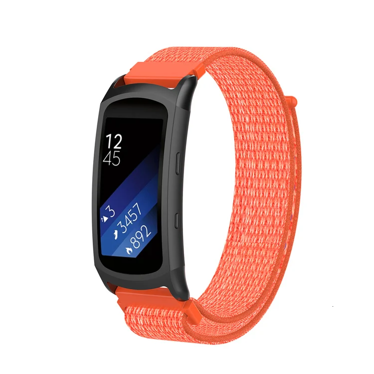 Нейлоновый ремешок для samsung gear Fit2 R360 ремешок для R365 спортивный браслет для samsung аксессуары Легкий ремень плетение нейлоновая петля