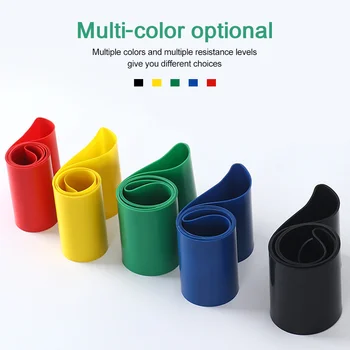 

5 Colors Yoga Resistance Rubber Bands Indoor Outdoor Training Fitness Exercise Pilates Sport Gym Workout Elastic Bands